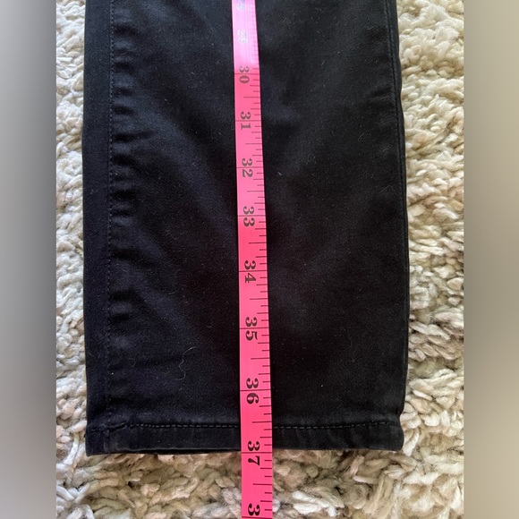 J Crew Black Toothpick Jeans in Size 28 - Picture 6 of 7